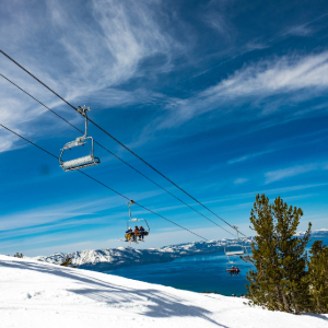 Lake Tahoe in winter